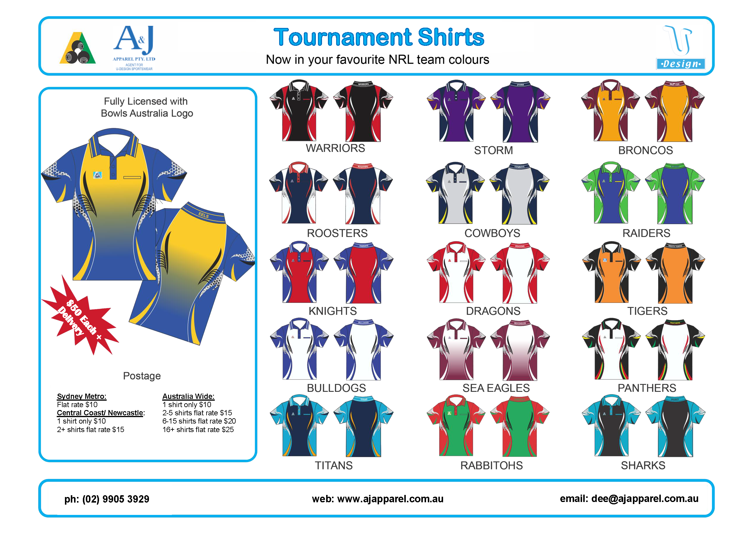 Tournament Shirts Flyer