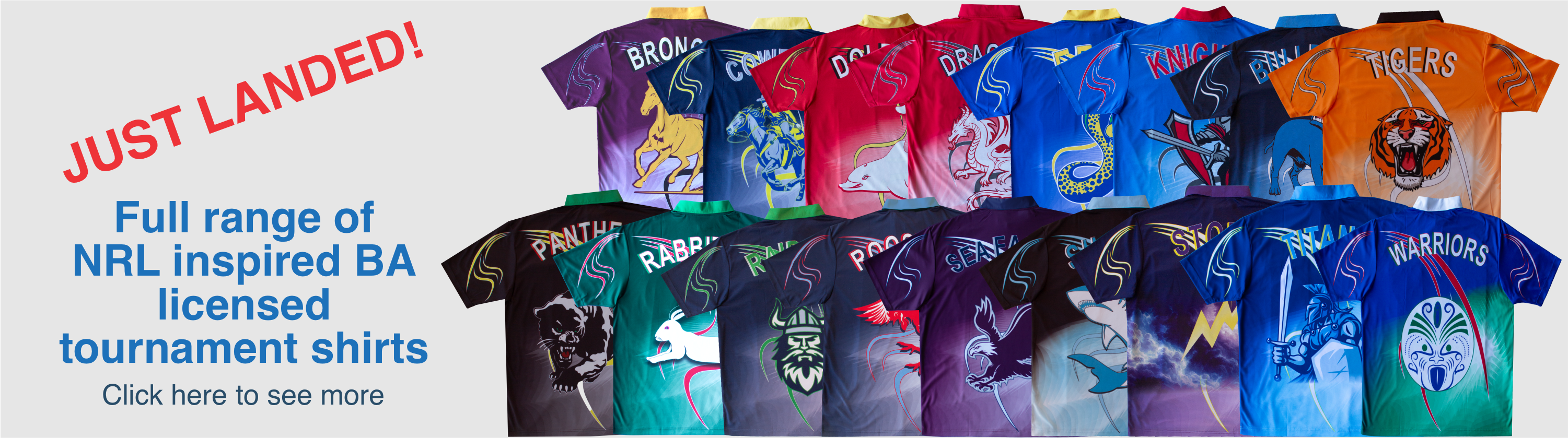 NRL Tourament Shirts